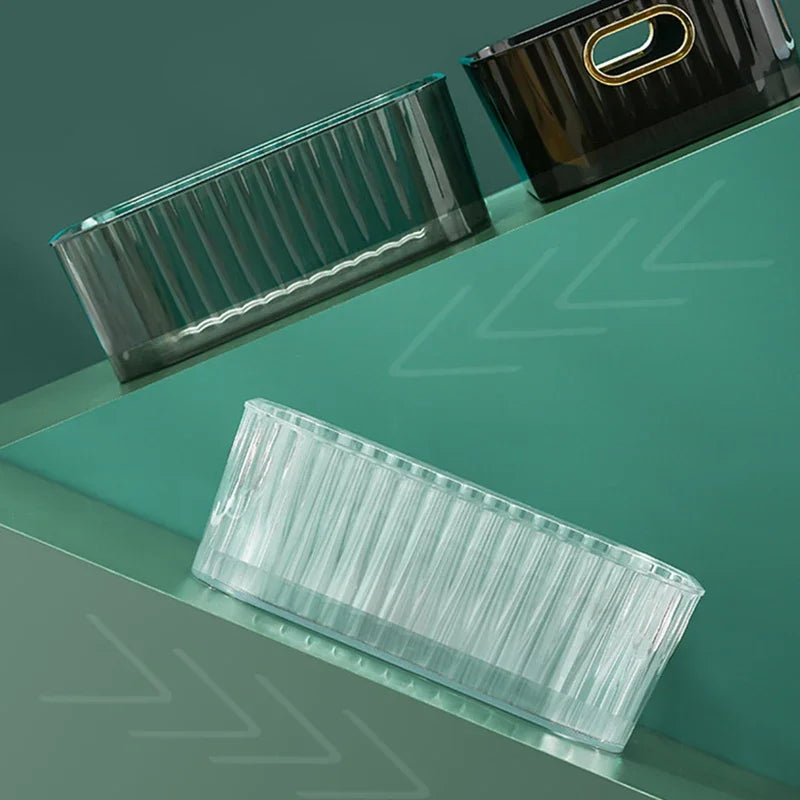 Acrylic Organizers Snacks Bathroom Organizer Rectangular Storage Makeup Clutter Bedroom Cosmetics Living Room Make Up Organizer